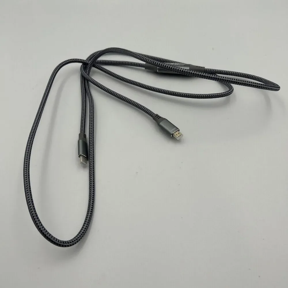 USB C to Micro HDMI Cable 6FT - 4K@60Hz 18Gbps Braided Aluminum NWT